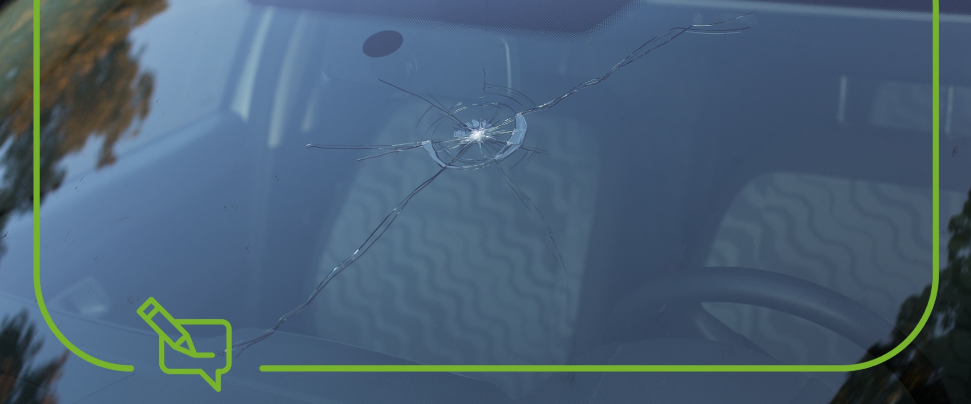 How big of a crack can be repaired on a windshield?