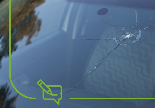 How big of a crack can be repaired on a windshield?